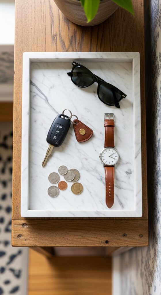 A Catchall Tray For Pocket Contents