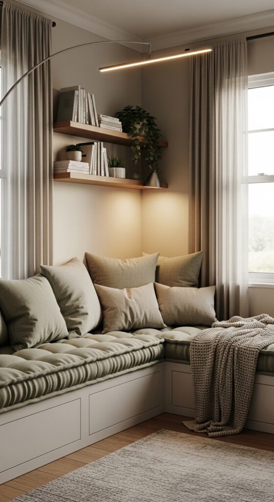 10. Add a Cozy Reading Nook