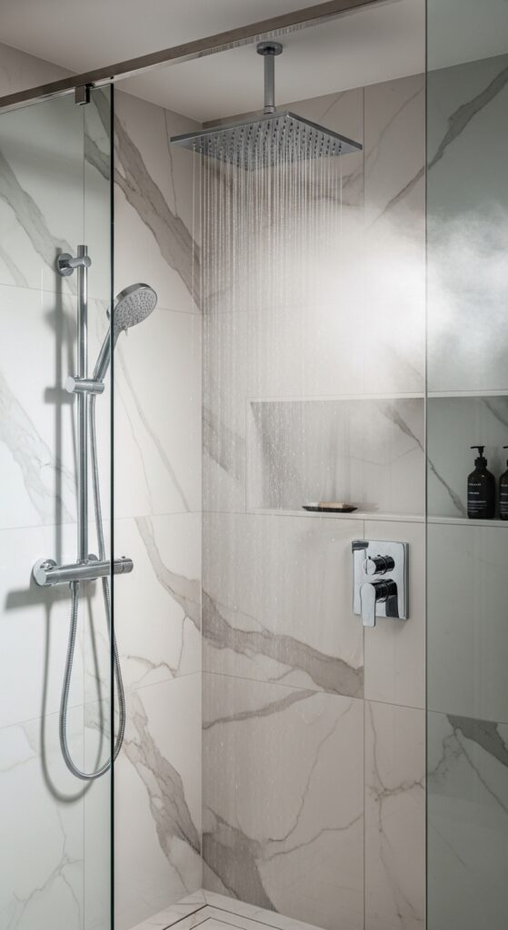 11. Rainfall Showerheads with Handheld Wands
