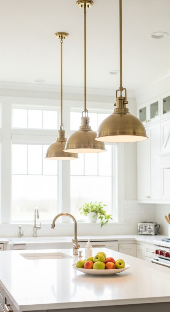 Pendant Lights Over the Sink or Island