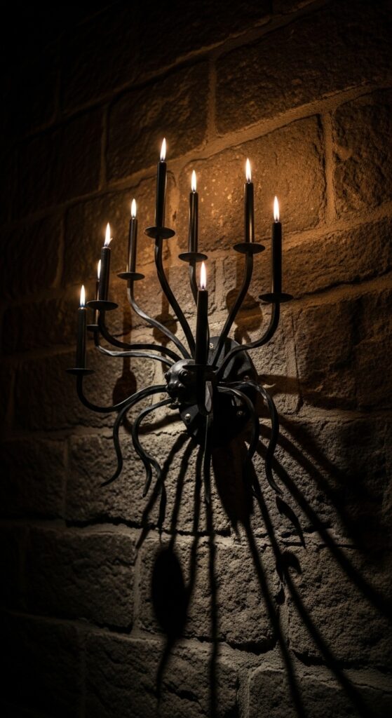  Gothic Wrought Iron Spiders