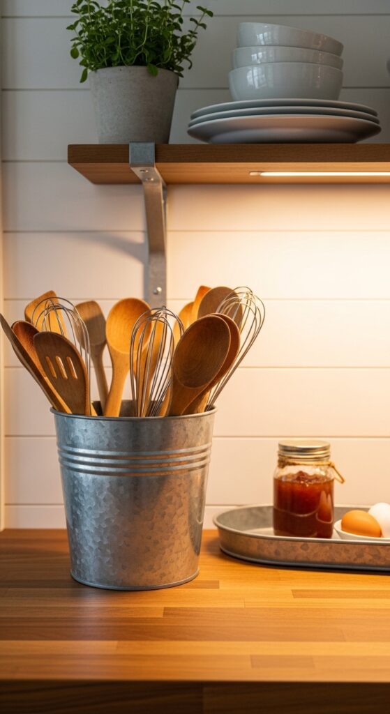 Galvanized Metal Accents