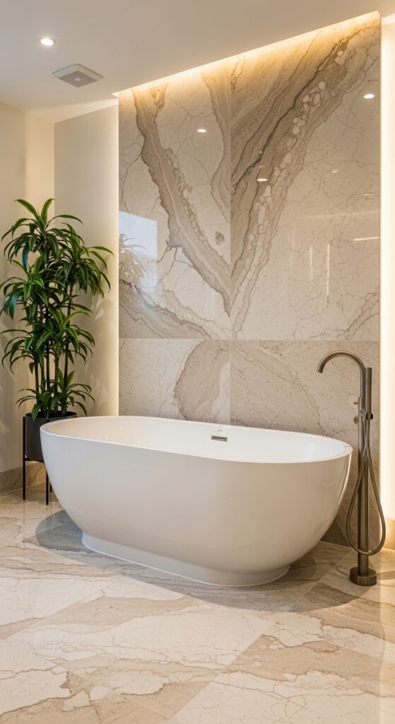 14. Natural Stone Accents (Without the Maintenance)