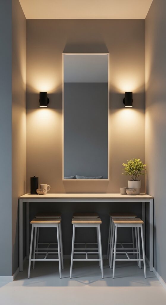 Wall Sconces Save Floor Space