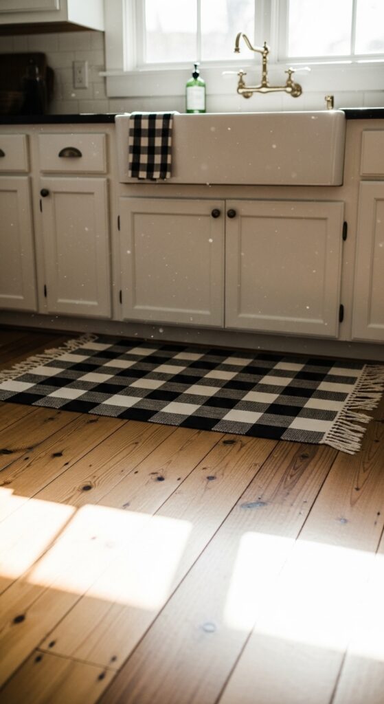 Checkered or Patterned Rug