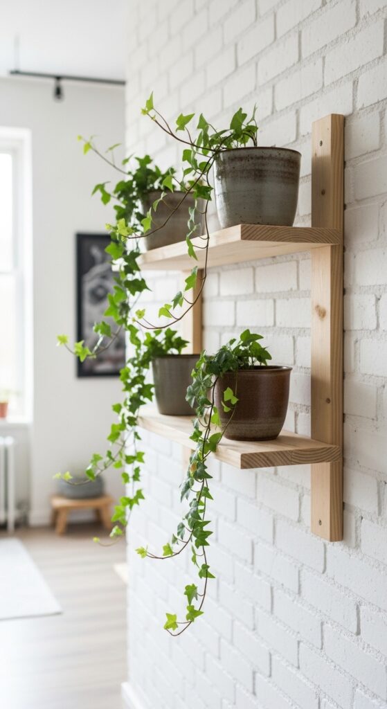 The Floating Wall Shelf (For Hanging Plants)