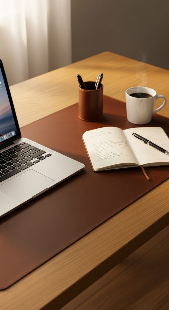  Use a Desk Mat to Define Your Workspace