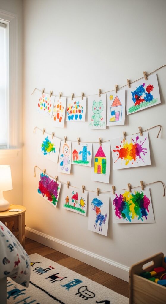 Rotating Art Gallery Wall