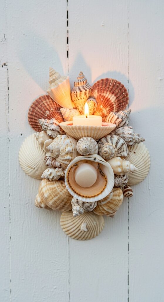 Seashell Cluster Sconces