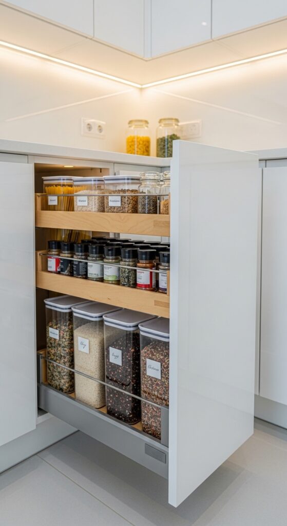 Pull-Out Pantry Drawers (Even in Small Spaces)