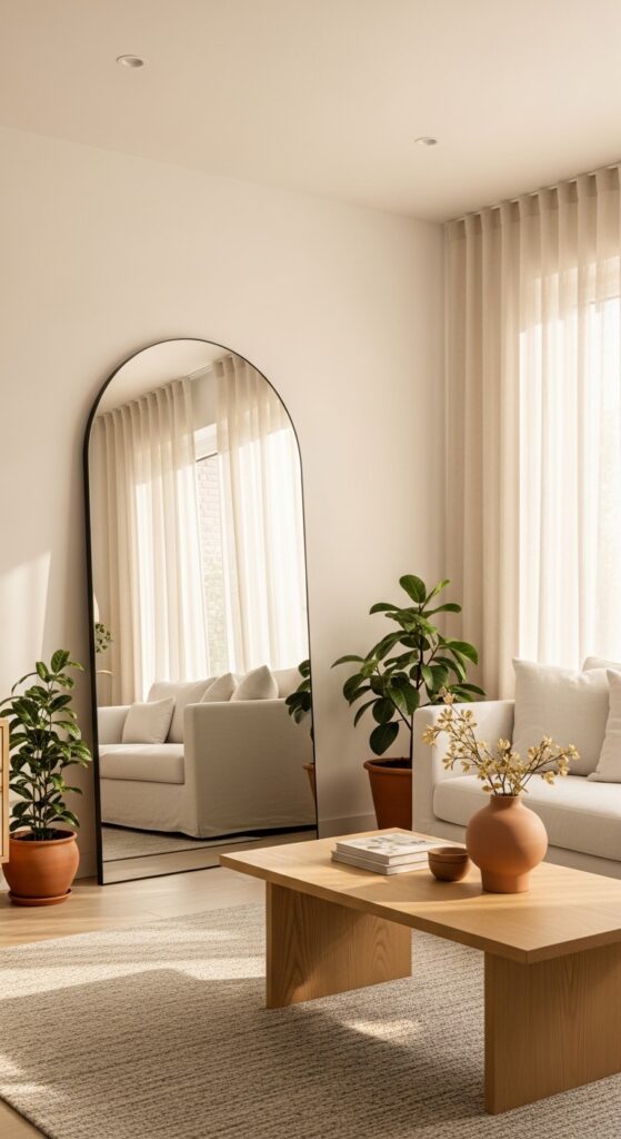 20. Add a Large Floor Mirror (Yes, Another Mirror)