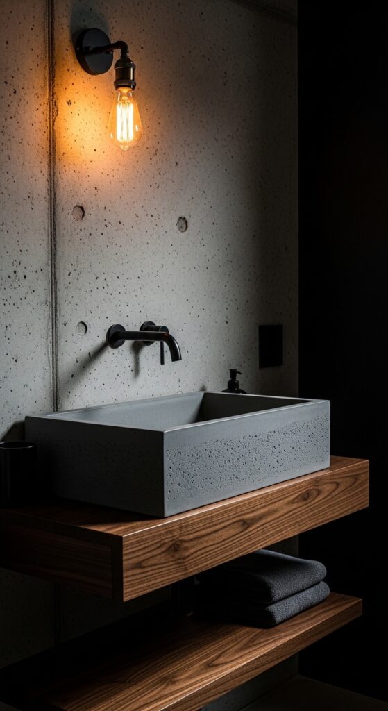 21. Concrete Sinks (Industrial Chic)