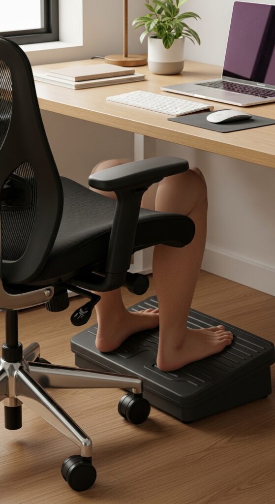Add a Foot Rest for Better Posture
