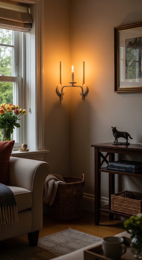 Corner Sconces for Small Rooms