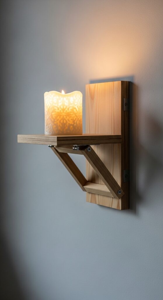 The Folding Shelf Sconce