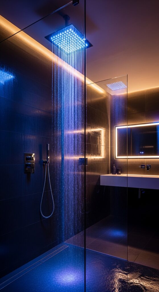 22. LED Shower Heads That Change Color