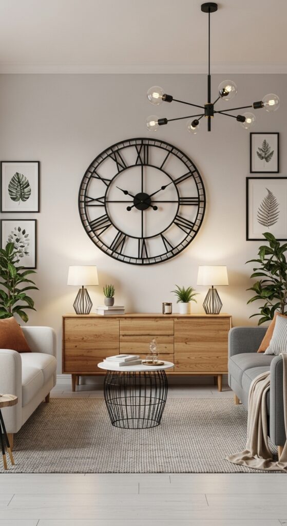 22. Hang a Large Clock (Functional Art)