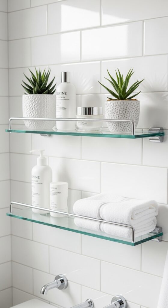  Glass Shelves for Light Flow