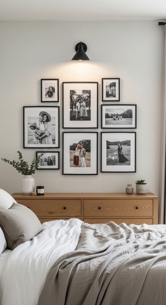 Display Personal Photos in Matching Frames