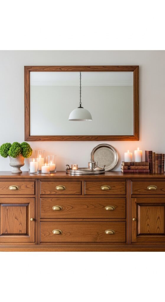 Use a Buffet Table with Drawers