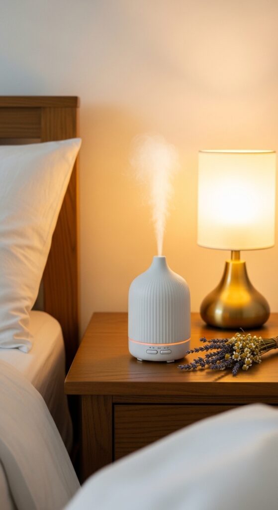 Use a Diffuser with Lavender or Chamomile