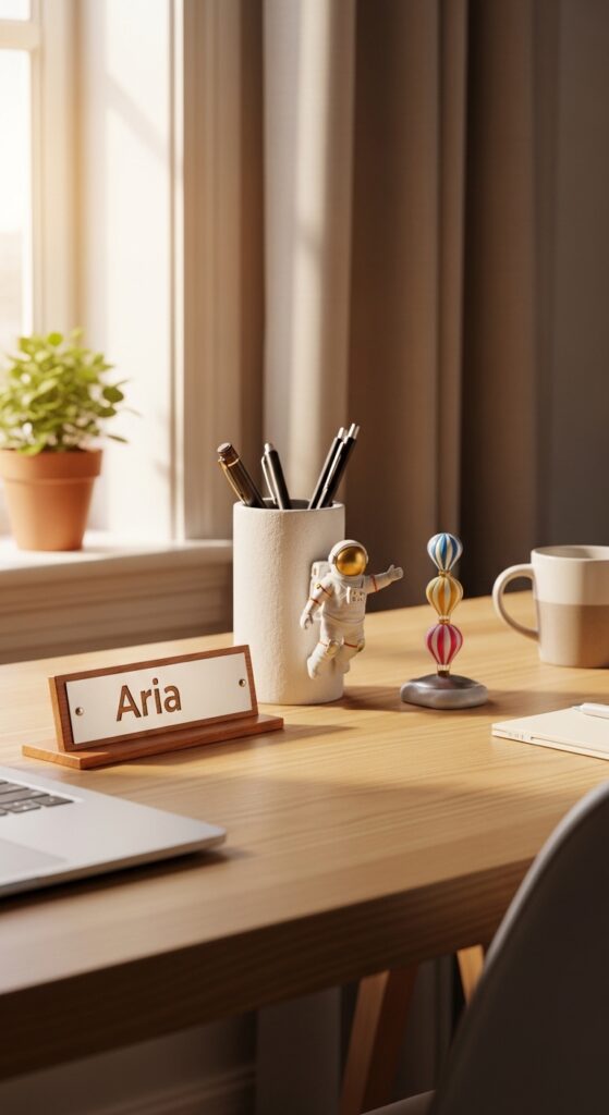  Personalize with a Unique Desk Accessory