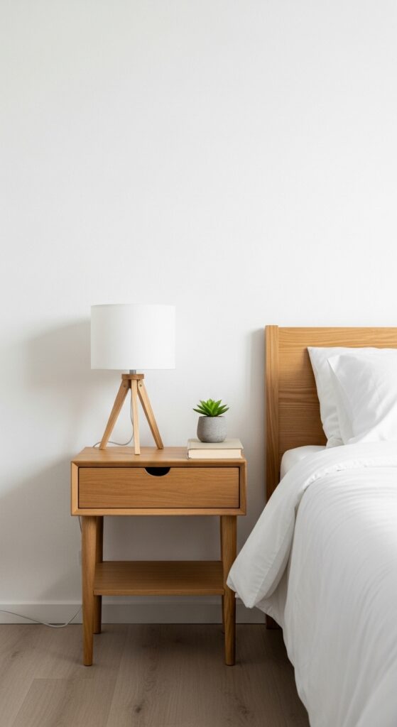  Create a Zero-Clutter Zone by the Bed
