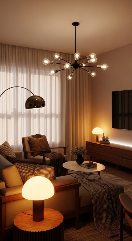 2. Layer Your Lighting for Instant Warmth