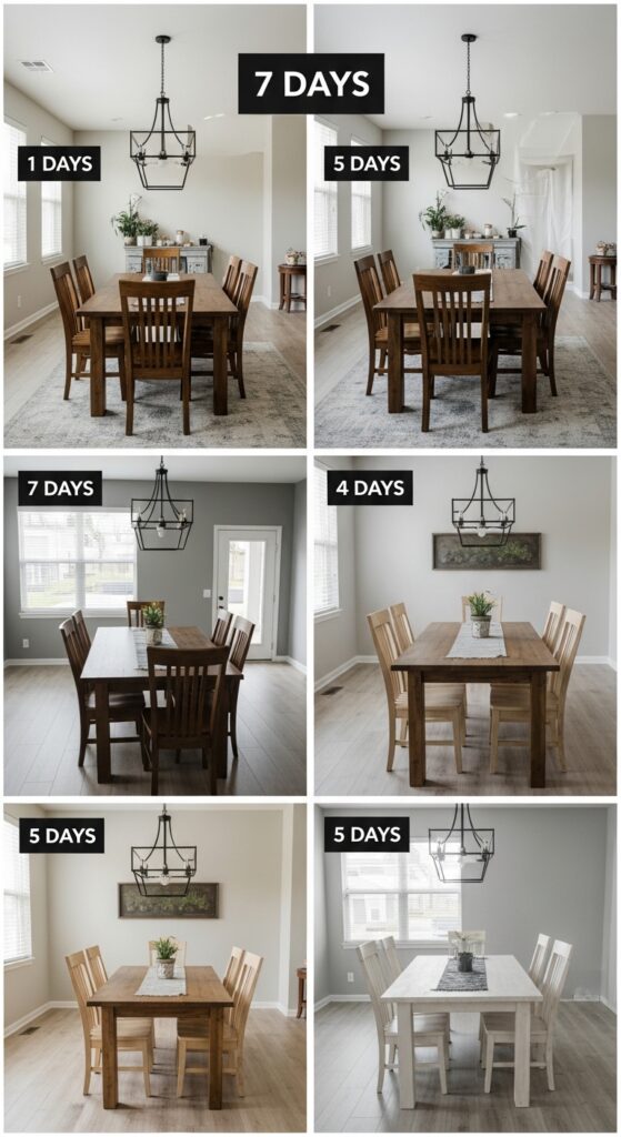Step-by-Step: Your 7-Day Dining Room Makeover