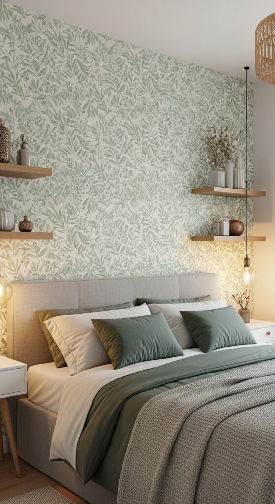 Create an Accent Wall with Removable Wallpaper