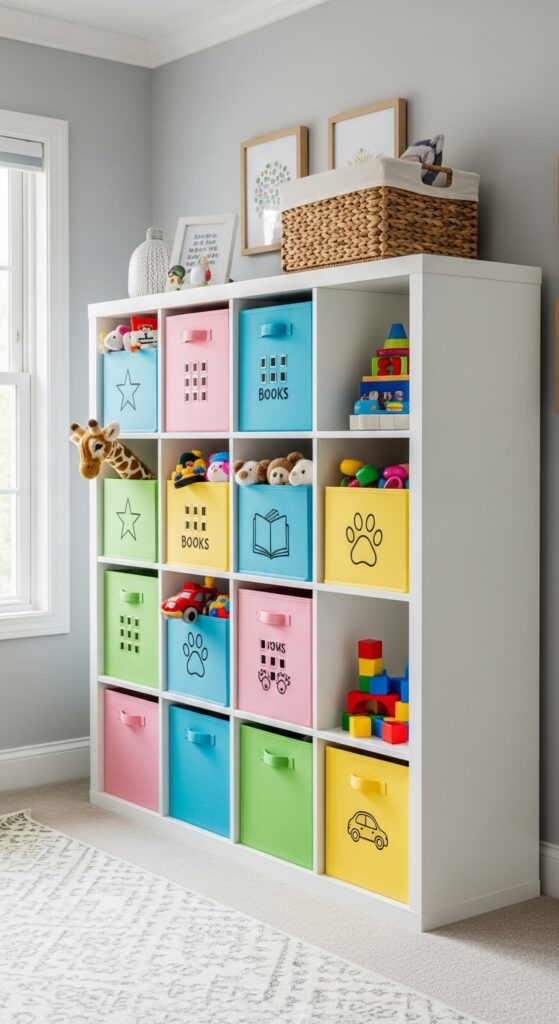 The Cube Storage Hack (With Fabric Bins)