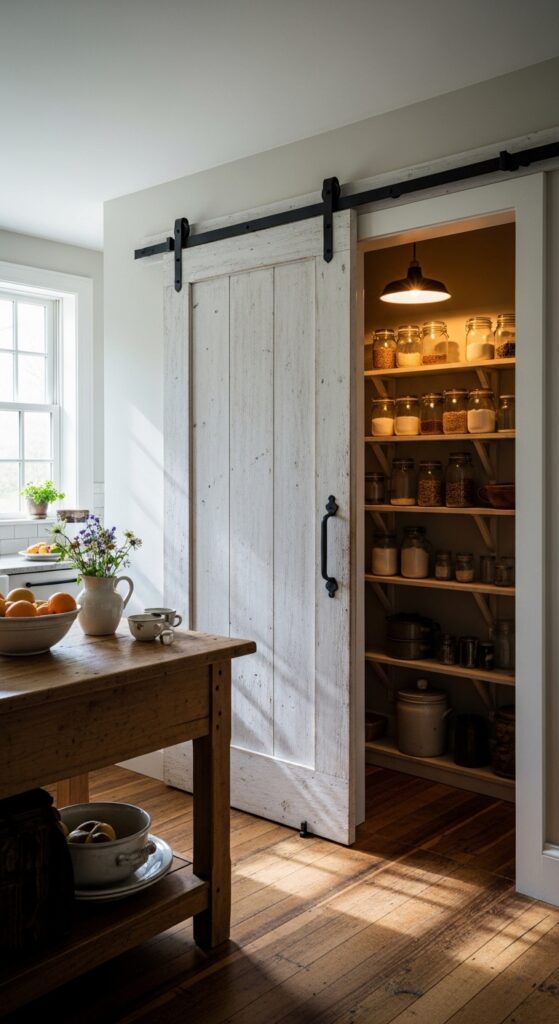 Barn Door Pantry