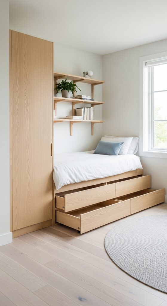 Smart Storage Solutions for a 14 guest room