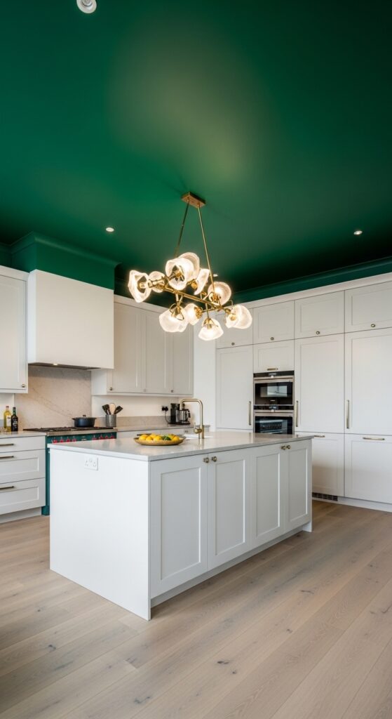 Bold Painted Ceiling