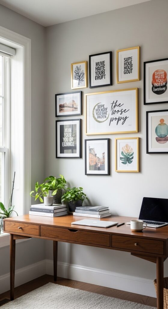Create a Gallery Wall for Inspiration