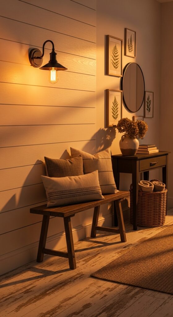  A Pendant Light Or Wall Sconce For Warmth