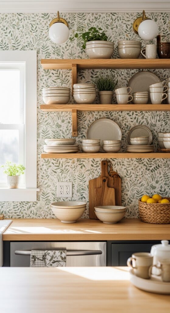 Peel-and-Stick Wallpaper Accent Wall