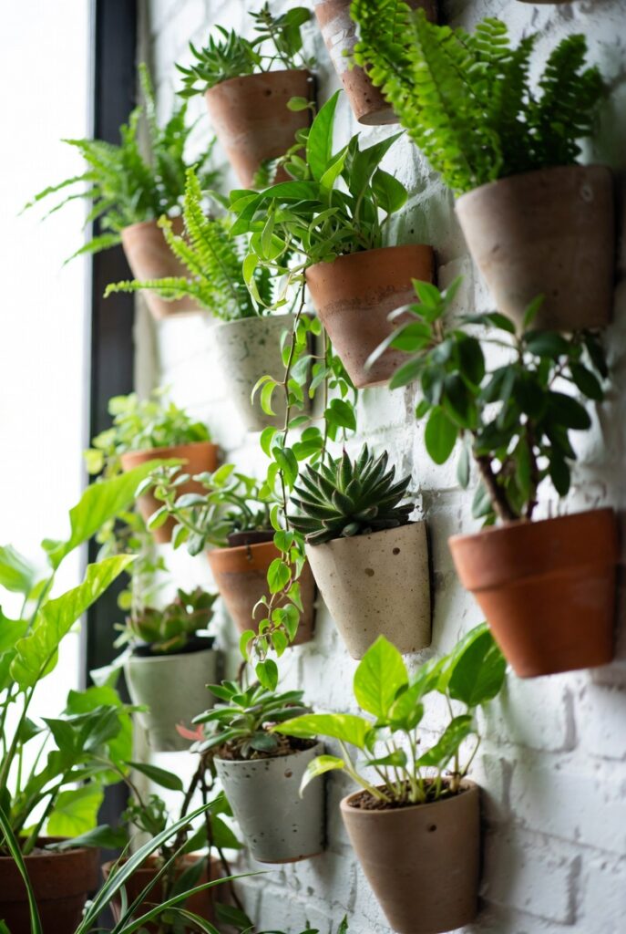 Wall-Mounted Planters (Living Art)