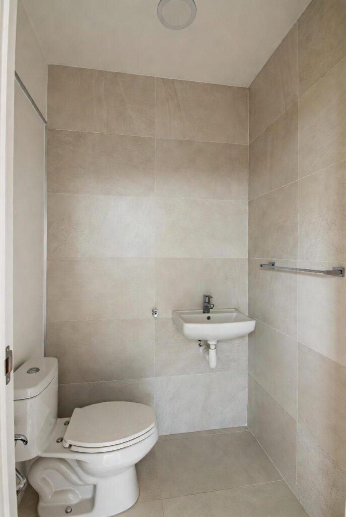 Large-Format Tiles on Walls and Floors