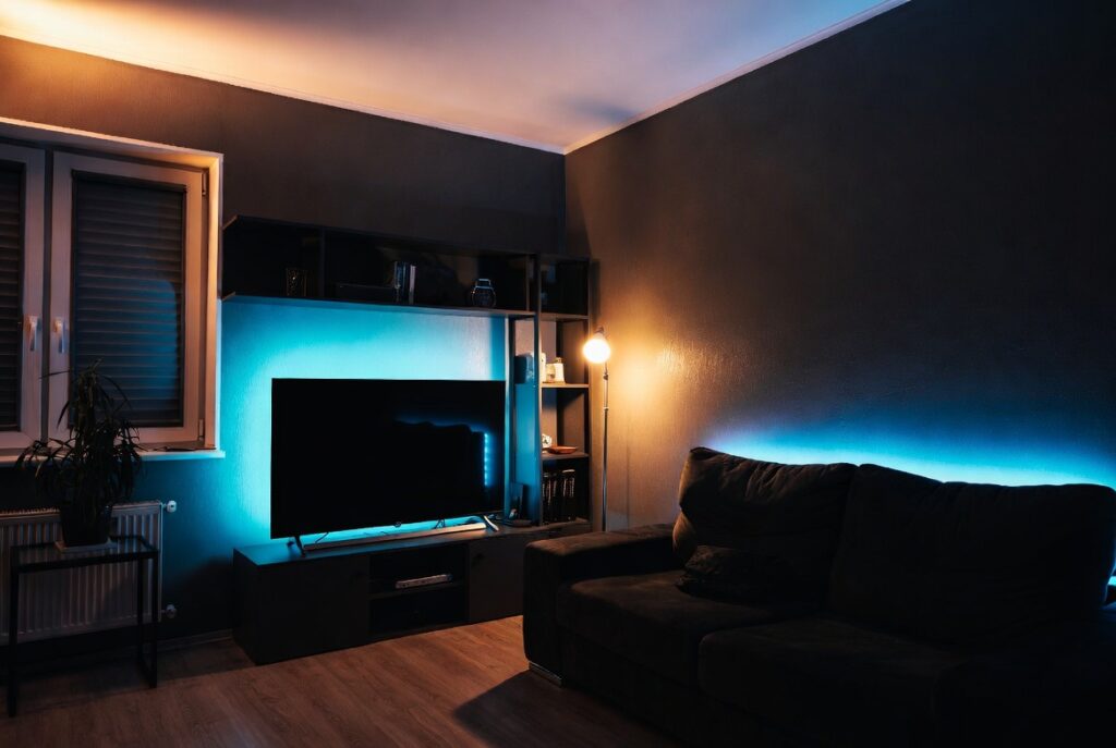 The LED Strip Light (Behind the TV or Sofa)