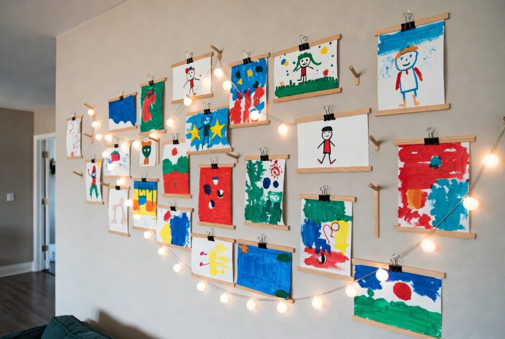 The Kid-Art Rotation Wall