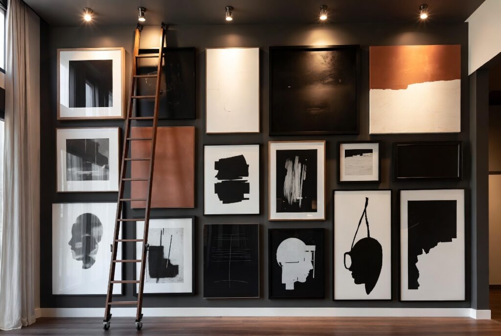 The Vertical Gallery Wall (Go Big or Go Home)
