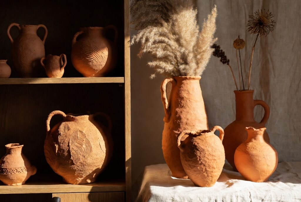 Handmade Pottery and Clay Vases