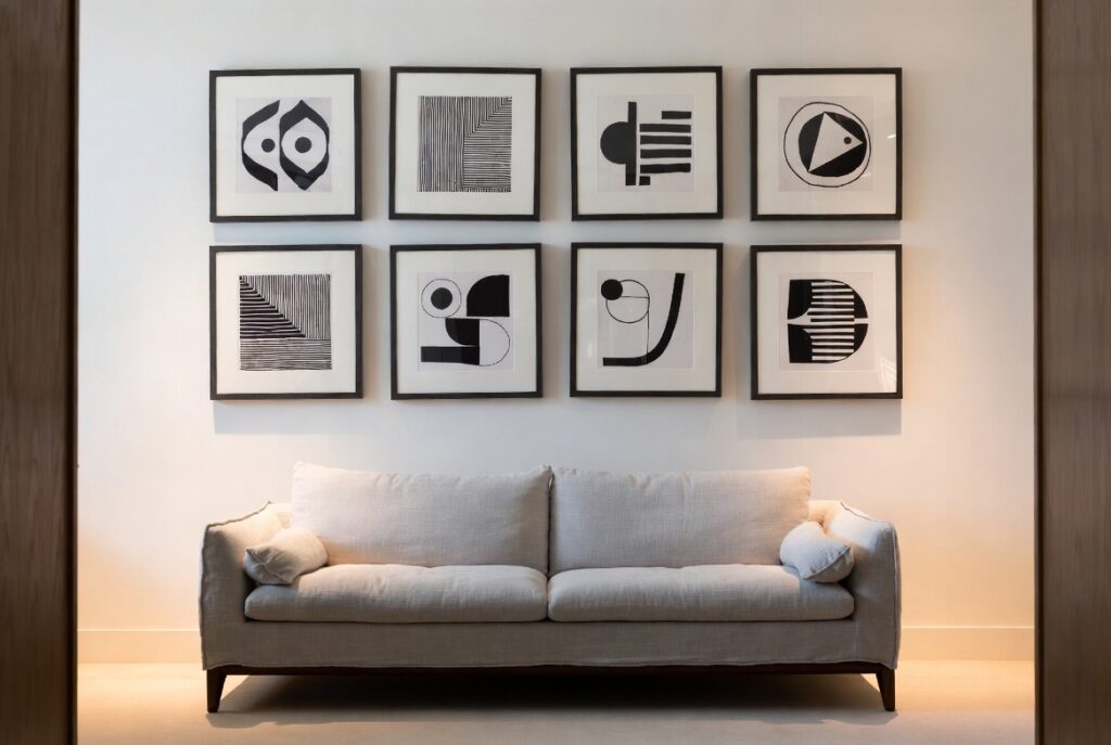 The Art Wall (Grid Style)