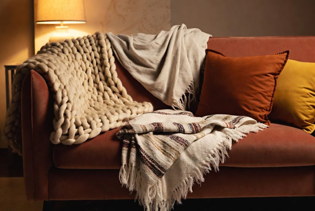 Textured Throw Blankets (More Than One)