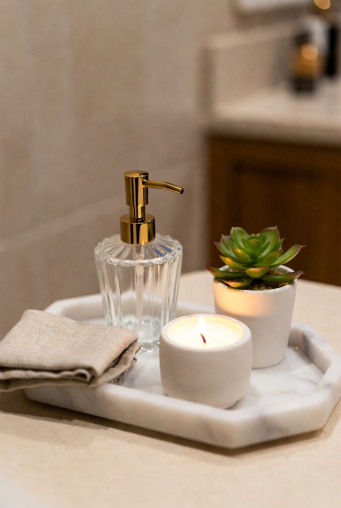 Use a Tray to Corral Small Items