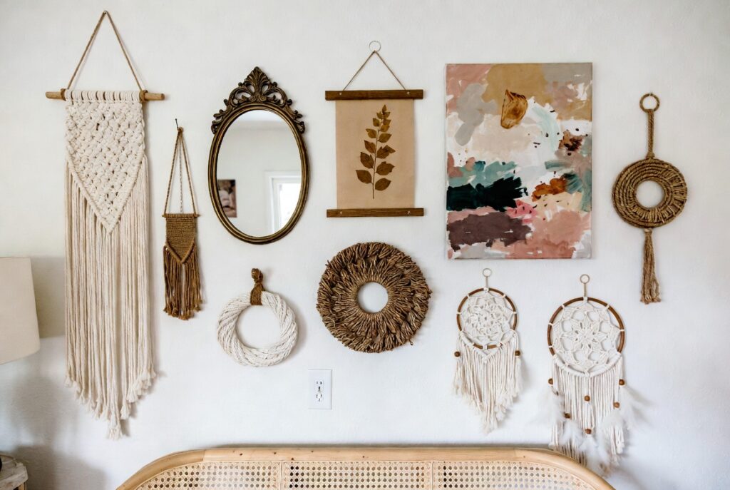 Gallery Walls (But Make It Boho)
