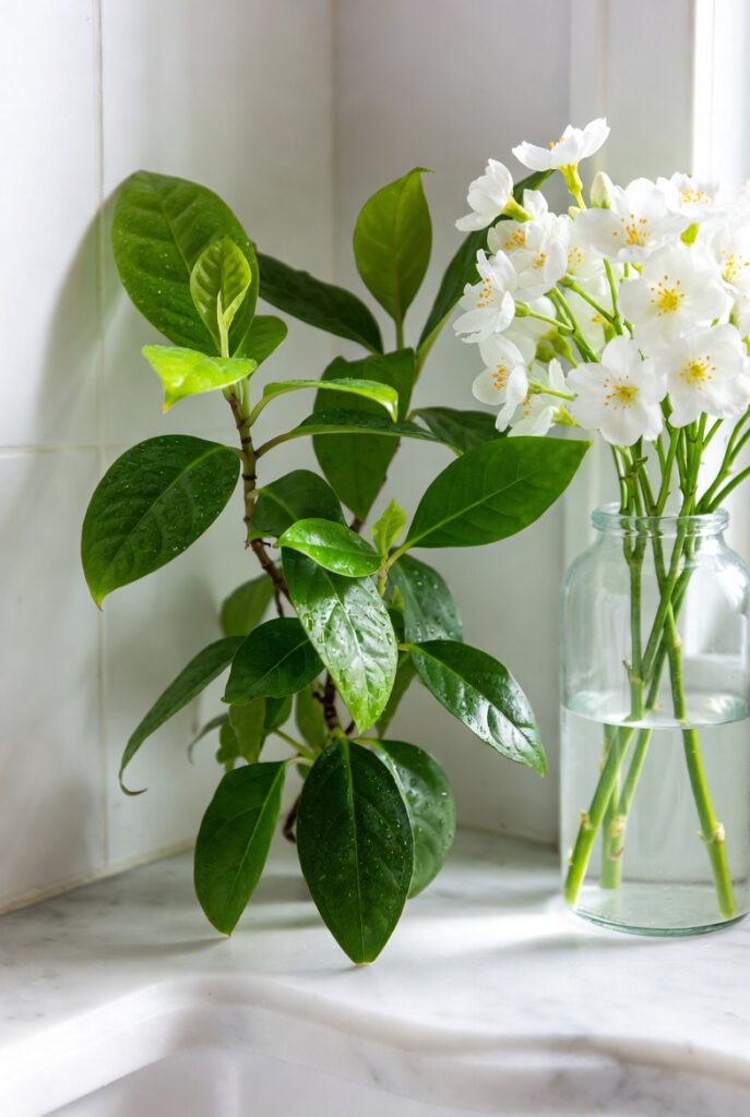 Add a Small Plant or Fresh Flowers