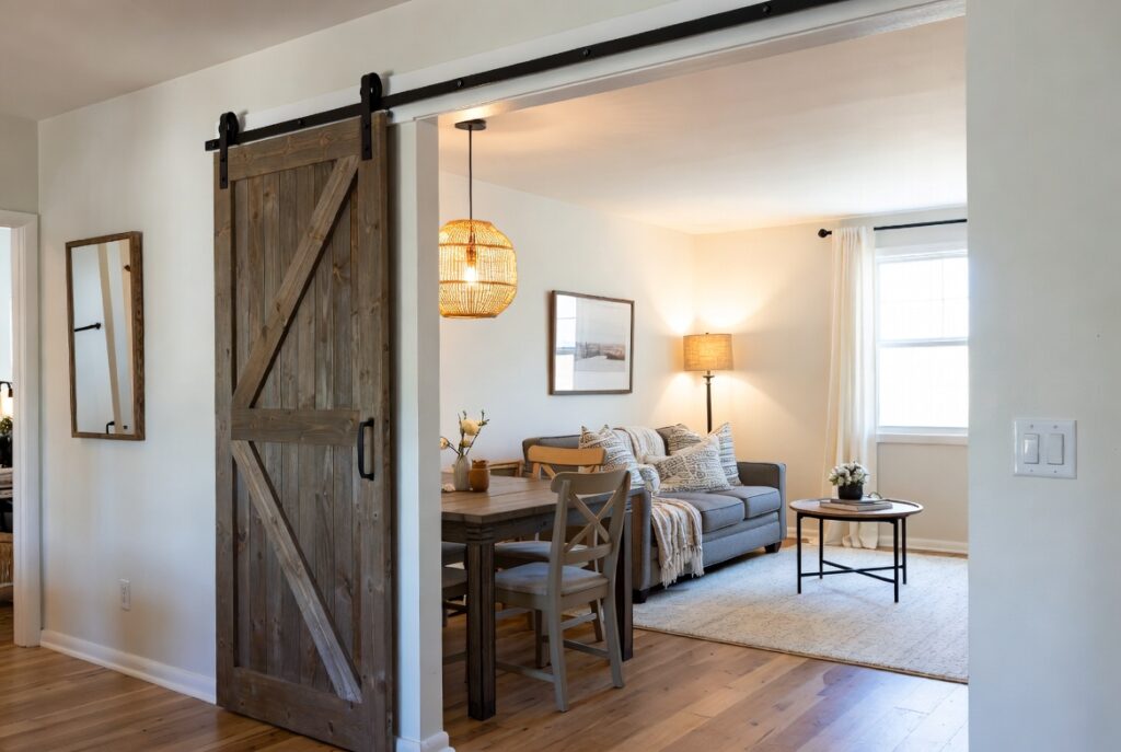 The Sliding Barn Door or Screen