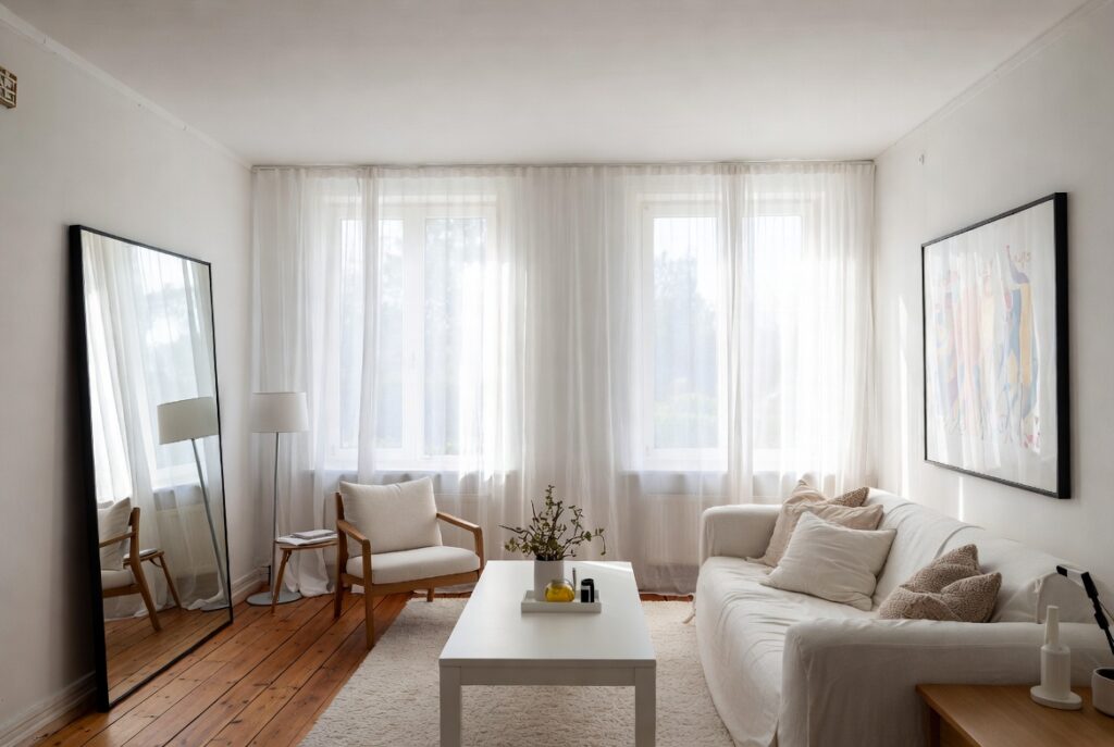 The Natural Light Booster (Mirrors and Sheers)